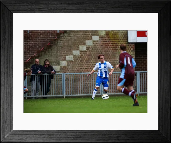 Framed Print : Brighton & Hove Albion Women's Football: 2013-14 Season - Chesham Match Framed Print : Brighton & Hove Albion Women's Football: 2013-14 Season - Chesham Match