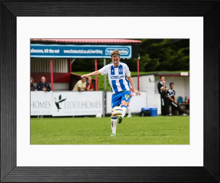 Framed Print : Brighton & Hove Albion Women's Team vs. Chesham: 2013-14 Season Framed Print : Brighton & Hove Albion Women's Team vs. Chesham: 2013-14 Season