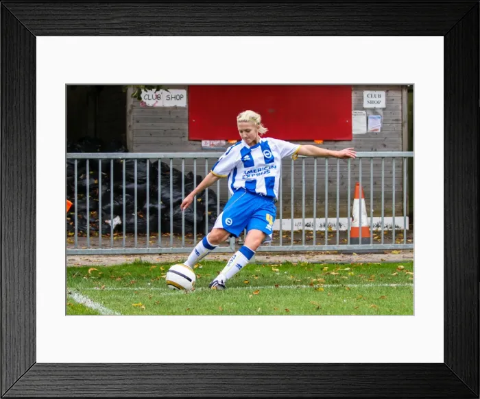 Framed Print : Brighton & Hove Albion Women's Football: 2013-14 Season - Match Against Chesham Framed Print : Brighton & Hove Albion Women's Football: 2013-14 Season - Match Against Chesham