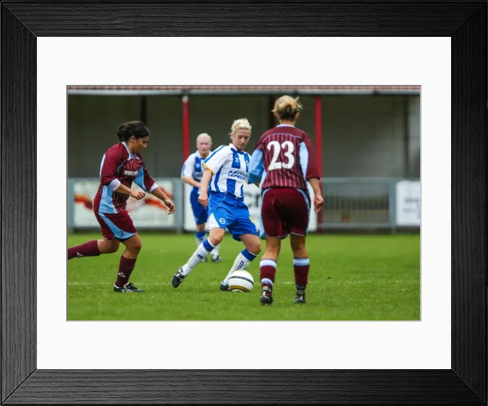Framed Print : Brighton & Hove Albion Women's Football: 2013-14 Season - Chesham Match Framed Print : Brighton & Hove Albion Women's Football: 2013-14 Season - Chesham Match