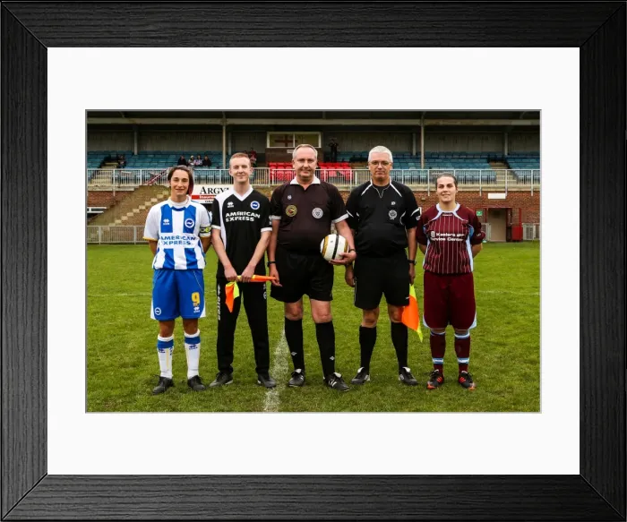 Framed Print : Brighton & Hove Albion Women's Football: 2013-14 Season Match against Chesham Framed Print : Brighton & Hove Albion Women's Football: 2013-14 Season Match against Chesham