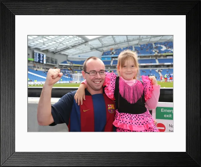 Framed Print : Brighton & Hove Albion vs. Bolton Wanderers (Spanish Day): 21-09-2013 - Home Game, Season 2013-14