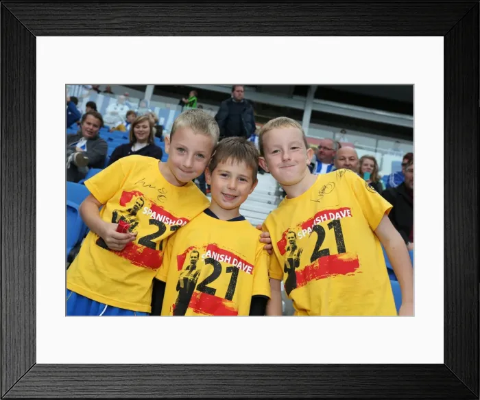 Framed Print : Brighton & Hove Albion vs. Bolton Wanderers (Spanish Day), 2013-14 Season: Home Game Framed Print : Brighton & Hove Albion vs. Bolton Wanderers (Spanish Day), 2013-14 Season: Home Game