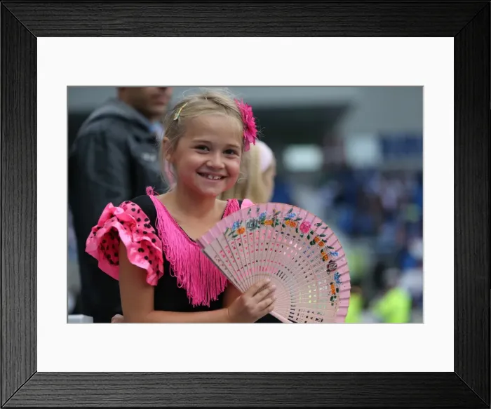 Framed Print : Brighton & Hove Albion vs. Bolton Wanderers (Spanish Day): 2013-14 Home Game