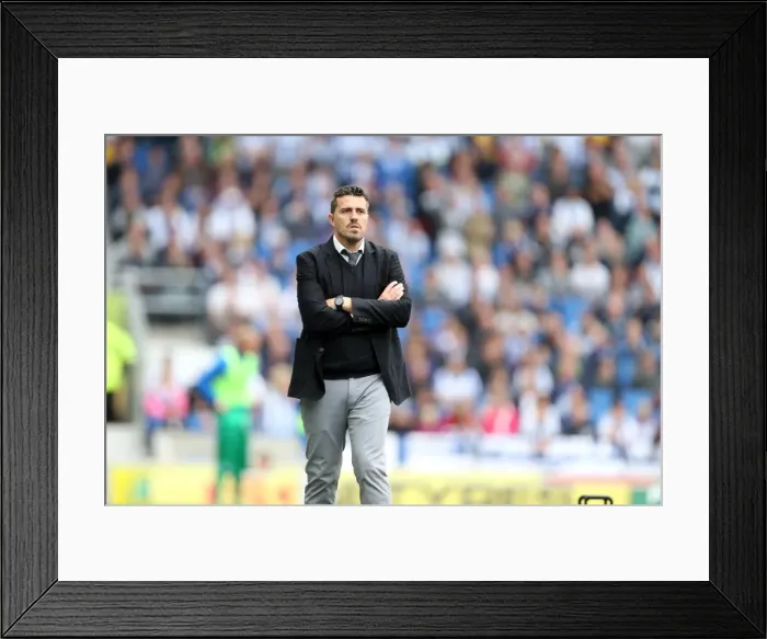 Framed Print : Brighton & Hove Albion vs. Bolton Wanderers (Spanish Day, 2013-14 Season): Home Game