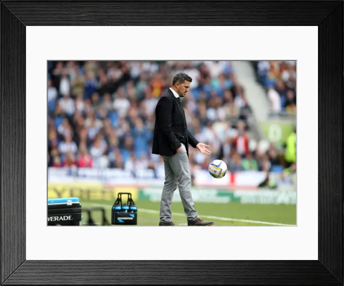 Framed Print : Brighton & Hove Albion vs. Bolton Wanderers (Spanish Day): 2013-14 Home Game