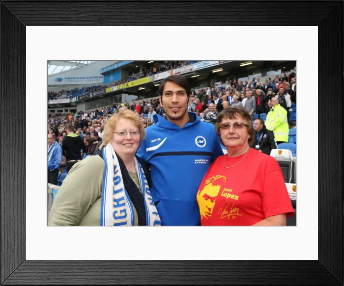 Framed Print : Brighton & Hove Albion vs. Bolton Wanderers (Spanish Day): 21-09-2013 - Home Game, Season 2013-14 Framed Print : Brighton & Hove Albion vs. Bolton Wanderers (Spanish Day): 21-09-2013 - Home Game, Season 2013-14