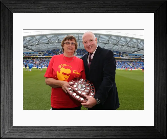 Framed Print : Brighton & Hove Albion vs. Bolton Wanderers (Spanish Day): 2013-14 Home Game