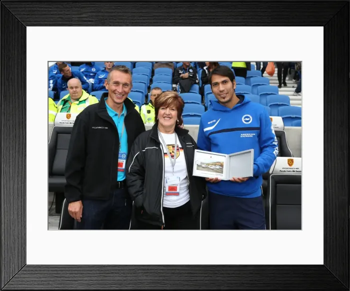 Framed Print : Brighton & Hove Albion vs. Bolton Wanderers (Spanish Day): 21-09-2013 - Home Game, Season 2013-14 Framed Print : Brighton & Hove Albion vs. Bolton Wanderers (Spanish Day): 21-09-2013 - Home Game, Season 2013-14