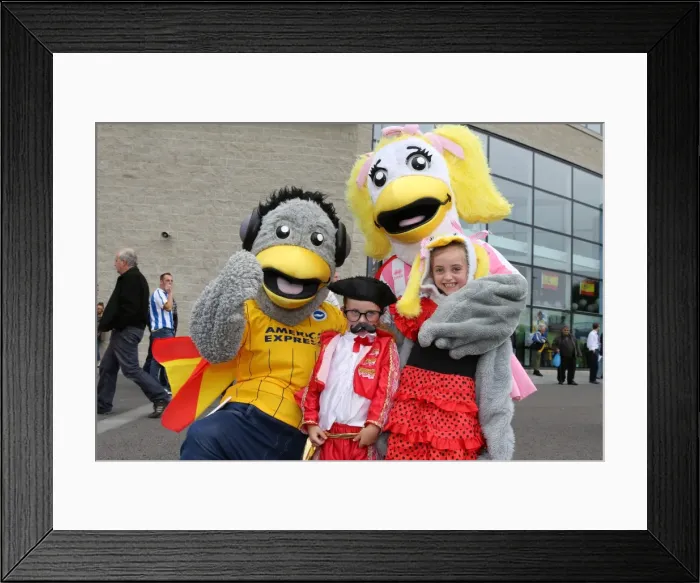Framed Print : Brighton & Hove Albion's Spanish Day: Fans Celebrate Culture at Amex Stadium vs. Bolton Wanderers (September 21, 2013) Framed Print : Brighton & Hove Albion's Spanish Day: Fans Celebrate Culture at Amex Stadium vs. Bolton Wanderers (September 21, 2013)