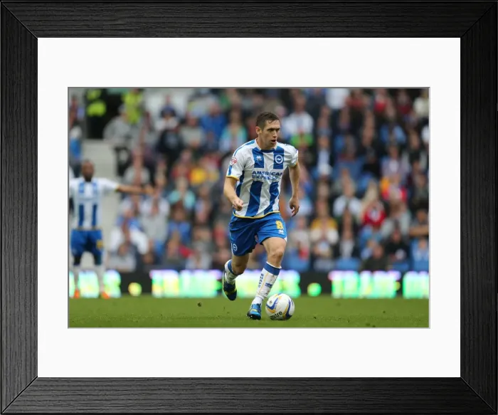 Framed Print : Brighton & Hove Albion's Andrew Crofts Charges Forward Against Bolton Wanderers (September 21, 2013) Framed Print : Brighton & Hove Albion's Andrew Crofts Charges Forward Against Bolton Wanderers (September 21, 2013)