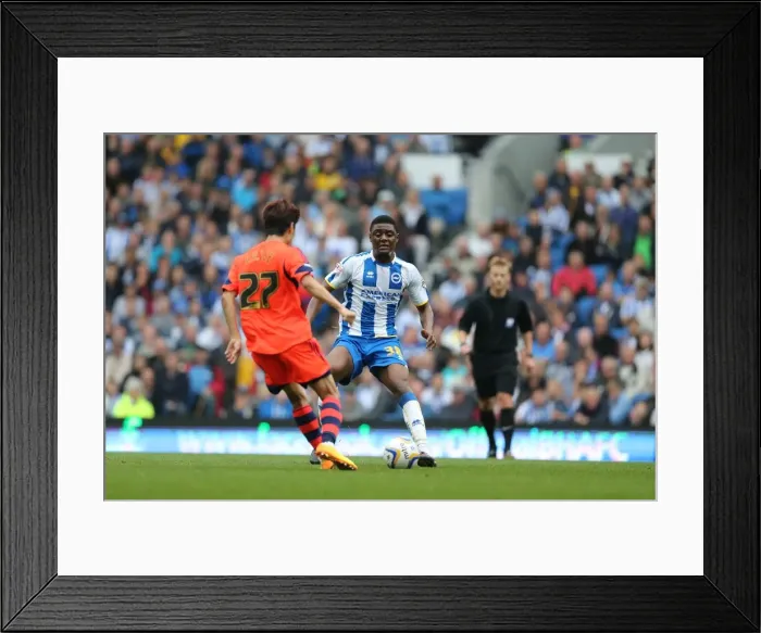 Framed Print : Ince vs. Lee: Intense Clash Between Brighton's Rohan Ince and Bolton's Chung-Yong during Championship Match, September 21, 2013 Framed Print : Ince vs. Lee: Intense Clash Between Brighton's Rohan Ince and Bolton's Chung-Yong during Championship Match, September 21, 2013