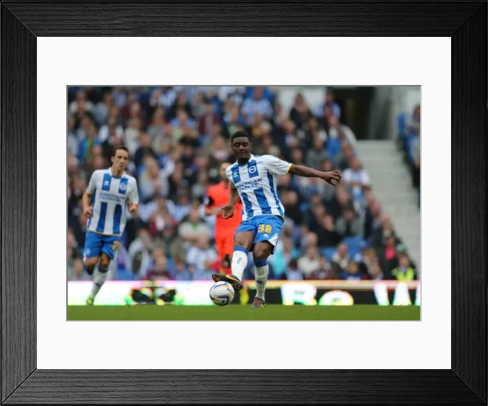 Framed Print : Rohan Ince in Action: Brighton & Hove Albion vs Bolton Wanderers, Spanish Day (September 21, 2013) Framed Print : Rohan Ince in Action: Brighton & Hove Albion vs Bolton Wanderers, Spanish Day (September 21, 2013)