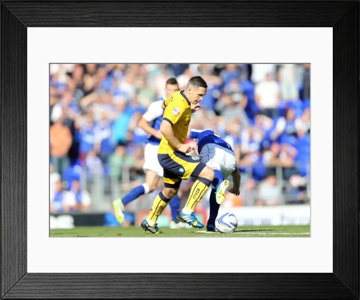 Framed Print : Brighton & Hove Albion vs. Ipswich Town (Away), 28-09-2013