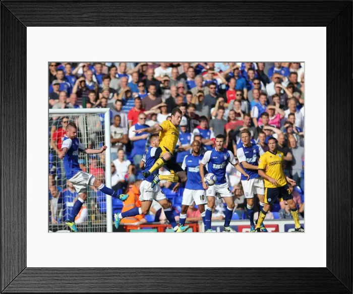 Framed Print : Brighton & Hove Albion vs. Ipswich Town: Away Game - September 28, 2013