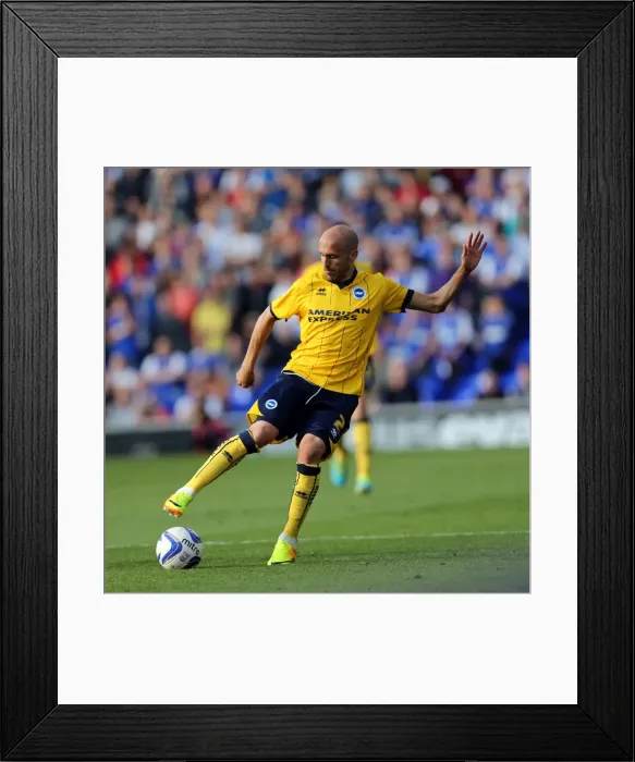 Framed Print : Brighton & Hove Albion vs. Ipswich Town: 2013-14 Away Game (September 28)
