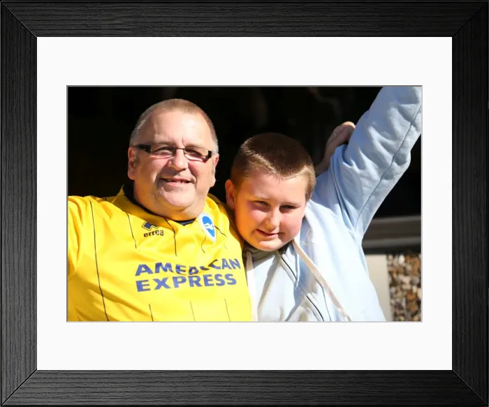 Framed Print : Brighton & Hove Albion vs Ipswich Town: Away Game - September 28, 2013