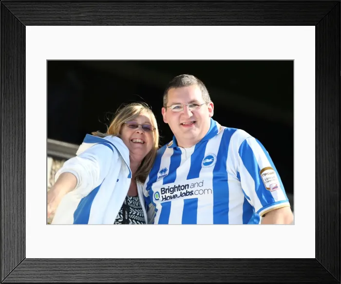 Framed Print : Brighton & Hove Albion vs. Ipswich Town: 2013-14 Away Game Framed Print : Brighton & Hove Albion vs. Ipswich Town: 2013-14 Away Game