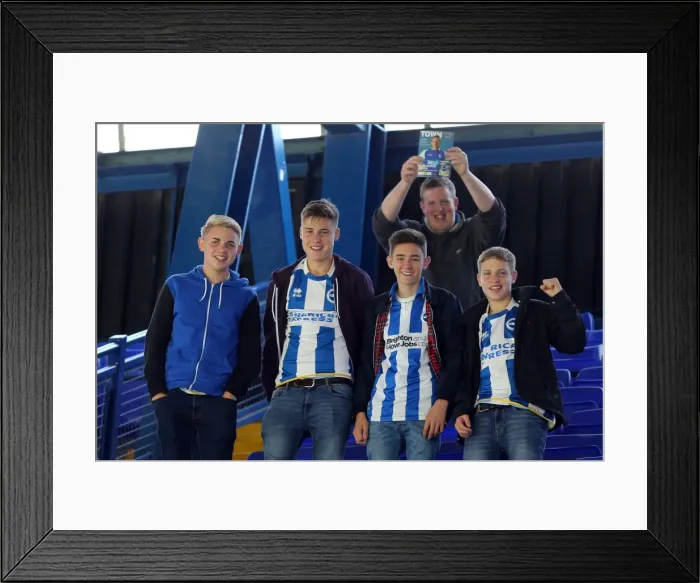 Framed Print : Brighton & Hove Albion vs. Ipswich Town: Away Game - September 28, 2013