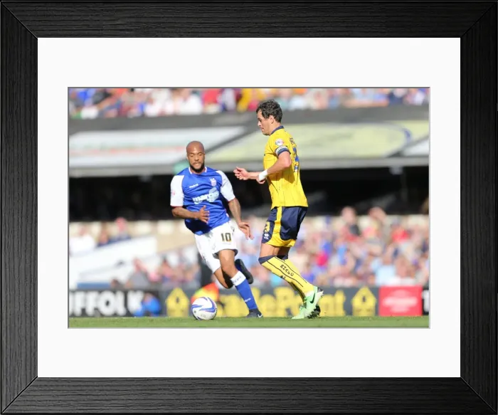 Framed Print : Brighton & Hove Albion vs. Ipswich Town: 2013-14 Away Game (September 28)