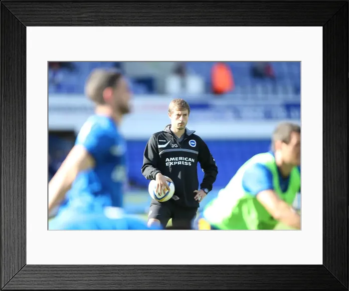 Framed Print : Brighton & Hove Albion vs. Ipswich Town: Away Game - September 28, 2013