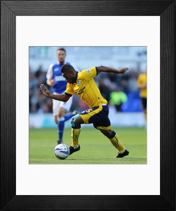 Framed Print : Brighton & Hove Albion vs. Ipswich Town: Away Game - September 28, 2013
