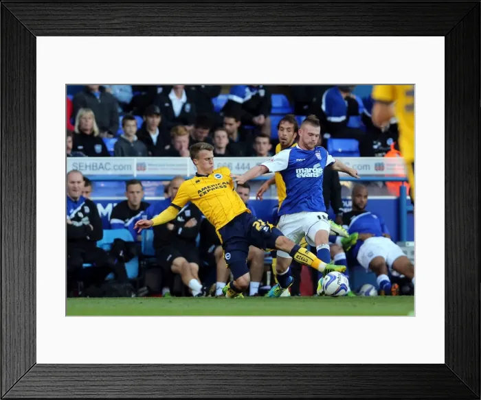 Framed Print : Brighton & Hove Albion vs. Ipswich Town: 2013-14 Season Away Game Framed Print : Brighton & Hove Albion vs. Ipswich Town: 2013-14 Season Away Game