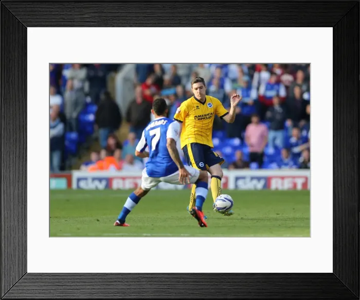 Framed Print : Brighton & Hove Albion vs. Ipswich Town: Away Game (September 28, 2013) Framed Print : Brighton & Hove Albion vs. Ipswich Town: Away Game (September 28, 2013)