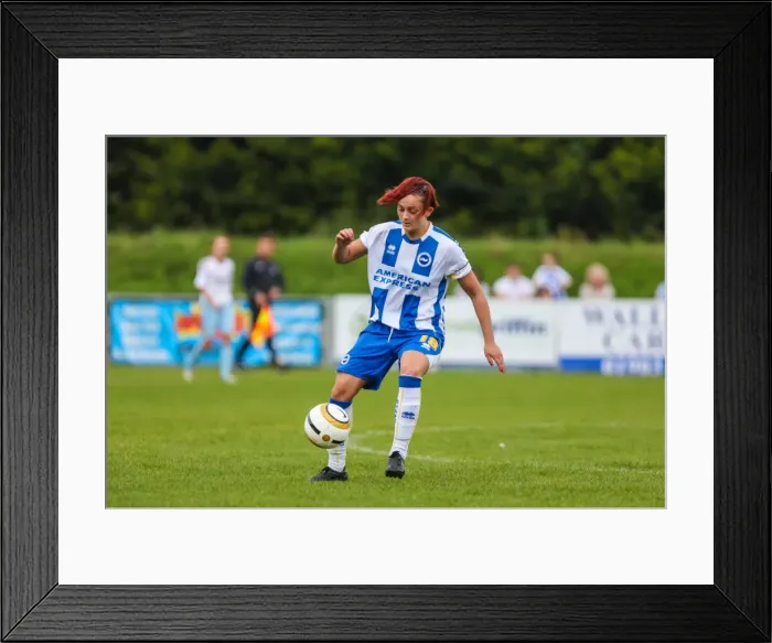 Framed Print : Battle in the 2013-14 Women's Football Season: Brighton & Hove Albion vs. West Ham United Framed Print : Battle in the 2013-14 Women's Football Season: Brighton & Hove Albion vs. West Ham United