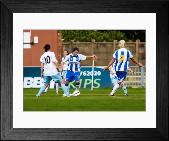 Framed Print : Battle of the Women's Football Field: Brighton & Hove Albion vs. West Ham United (2013-14) Framed Print : Battle of the Women's Football Field: Brighton & Hove Albion vs. West Ham United (2013-14)