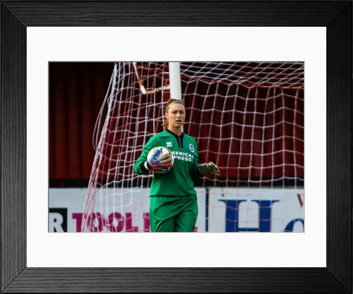 Framed Print : Brighton & Hove Albion vs. West Ham United: 2013-14 Women's Football Match