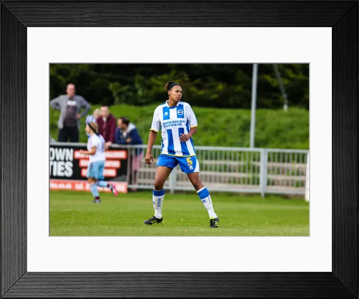 Framed Print : Battle of the Women's Football Field: Brighton & Hove Albion vs. West Ham United (2013-14) Framed Print : Battle of the Women's Football Field: Brighton & Hove Albion vs. West Ham United (2013-14)