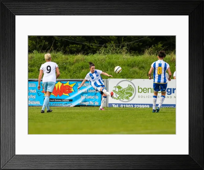 Framed Print : Thrilling Showdown: Brighton & Hove Albion vs. West Ham United (Women's Football, 2013-14 Season) Framed Print : Thrilling Showdown: Brighton & Hove Albion vs. West Ham United (Women's Football, 2013-14 Season)