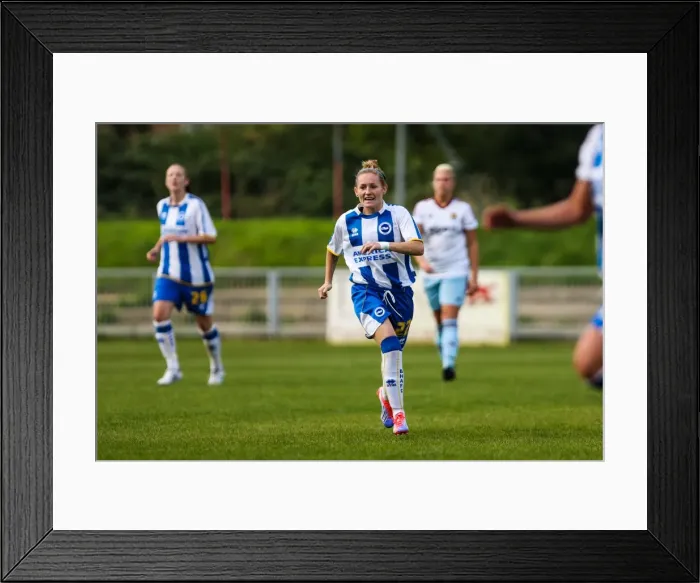 Framed Print : Battle of the Women's Football Field: Brighton & Hove Albion vs. West Ham United (2013-14) Framed Print : Battle of the Women's Football Field: Brighton & Hove Albion vs. West Ham United (2013-14)