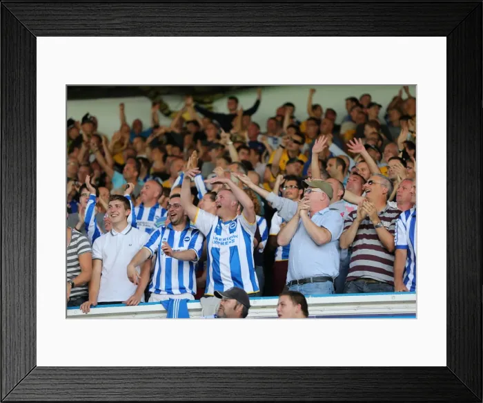 Framed Print : Brighton & Hove Albion vs. Leeds United (Away Game - 03-08-2013) Framed Print : Brighton & Hove Albion vs. Leeds United (Away Game - 03-08-2013)