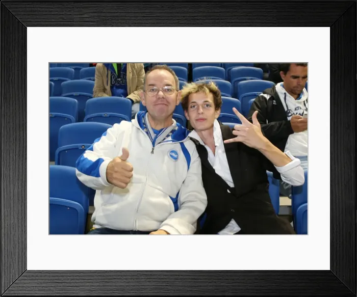 Framed Print : Brighton & Hove Albion vs. Sheffield Wednesday (2013-10-01) - Home Game from the 2013-14 Season Framed Print : Brighton & Hove Albion vs. Sheffield Wednesday (2013-10-01) - Home Game from the 2013-14 Season