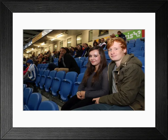 Framed Print : Brighton & Hove Albion FC: Electric Atmosphere at The Amex - 2013-14 Season (Sheffield Wednesday Game) Framed Print : Brighton & Hove Albion FC: Electric Atmosphere at The Amex - 2013-14 Season (Sheffield Wednesday Game)