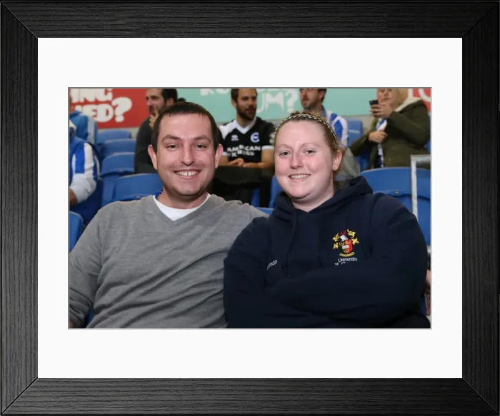 Framed Print : Crowd shots at the Amex - 2013-14 Framed Print : Crowd shots at the Amex - 2013-14