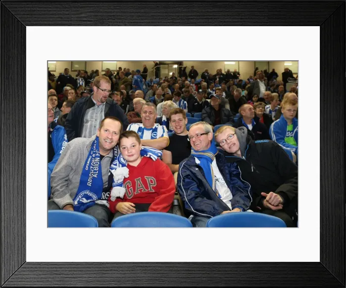 Framed Print : Brighton & Hove Albion vs. Sheffield Wednesday (2013-10-01) - Home Game from the 2013-14 Season Framed Print : Brighton & Hove Albion vs. Sheffield Wednesday (2013-10-01) - Home Game from the 2013-14 Season