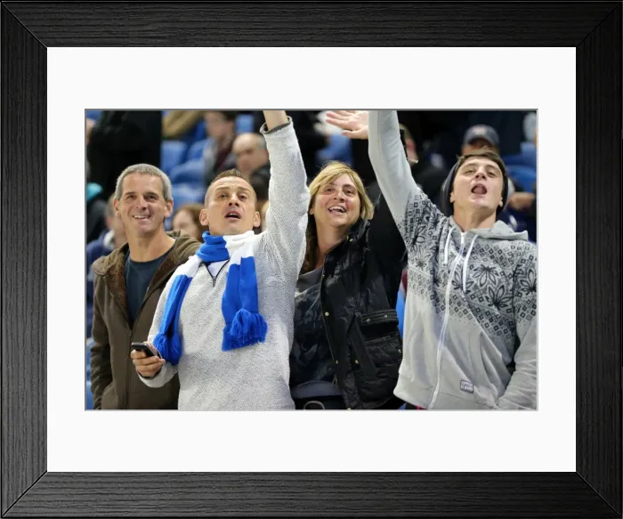Framed Print : Electric Atmosphere: Brighton & Hove Albion FC Fans Roar at Amex Stadium (2013-14: Sheffield Wednesday Game) Framed Print : Electric Atmosphere: Brighton & Hove Albion FC Fans Roar at Amex Stadium (2013-14: Sheffield Wednesday Game)