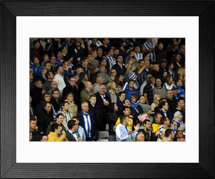 Framed Print : Brighton & Hove Albion vs. Sheffield Wednesday (1-10-2013) - 2013-14 Home Game Framed Print : Brighton & Hove Albion vs. Sheffield Wednesday (1-10-2013) - 2013-14 Home Game