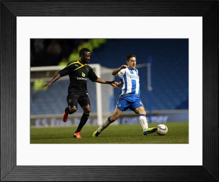 Framed Print : Brighton & Hove Albion vs. Sheffield Wednesday (2013-10-01) - Home Game from the 2013-14 Season Framed Print : Brighton & Hove Albion vs. Sheffield Wednesday (2013-10-01) - Home Game from the 2013-14 Season