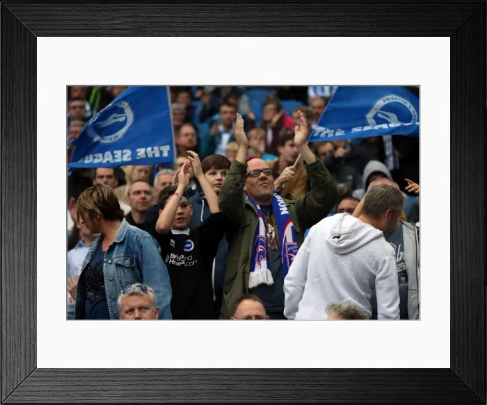 Framed Print : Brighton & Hove Albion vs. Nottingham Forest: Home Game - October 5, 2013 Framed Print : Brighton & Hove Albion vs. Nottingham Forest: Home Game - October 5, 2013