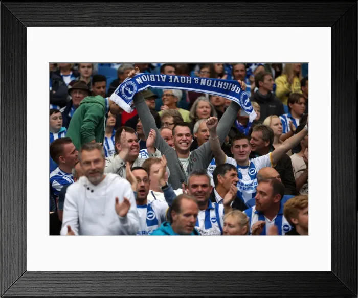 Framed Print : Brighton & Hove Albion vs. Nottingham Forest (2013-14 Home Game) Framed Print : Brighton & Hove Albion vs. Nottingham Forest (2013-14 Home Game)