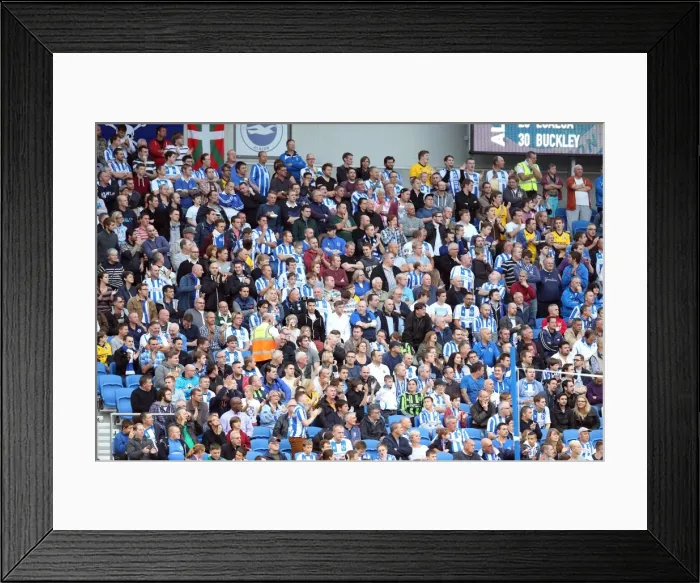 Framed Print : Brighton & Hove Albion vs. Nottingham Forest: Home Game - October 5, 2013 Framed Print : Brighton & Hove Albion vs. Nottingham Forest: Home Game - October 5, 2013
