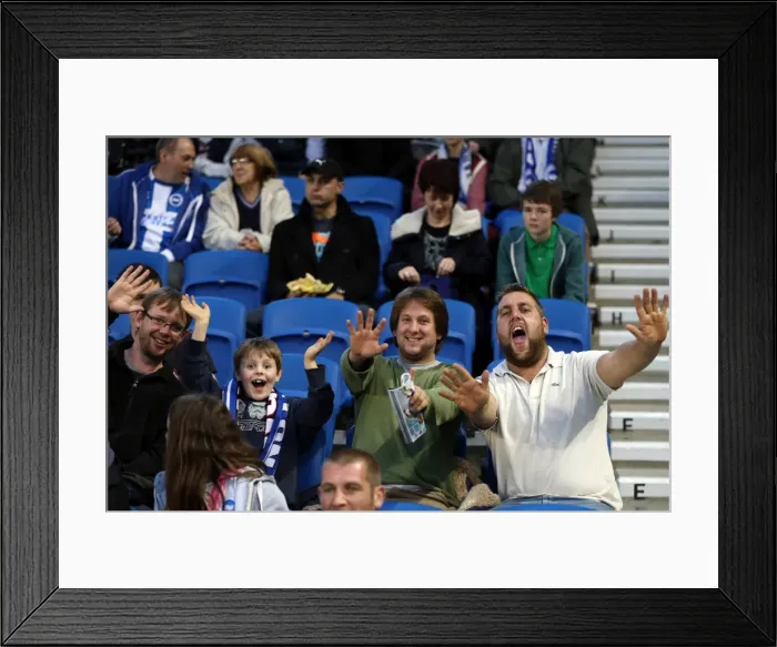 Framed Print : Brighton And Hove Albion Season 2013-14: 2013-14 Home Games: Nottingham Forest - 05-10-2013 Framed Print : Brighton And Hove Albion Season 2013-14: 2013-14 Home Games: Nottingham Forest - 05-10-2013
