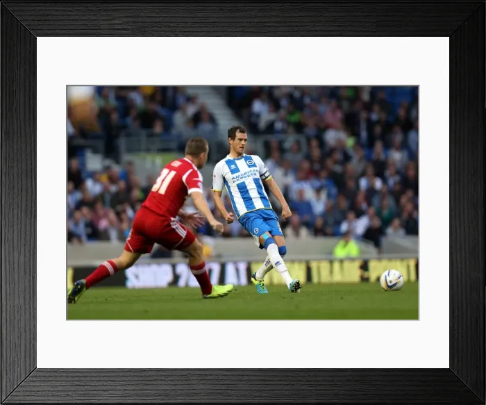 Framed Print : Brighton & Hove Albion vs. Nottingham Forest: 5-10-2013 - A Home Victory from the 2013-14 Season Framed Print : Brighton & Hove Albion vs. Nottingham Forest: 5-10-2013 - A Home Victory from the 2013-14 Season