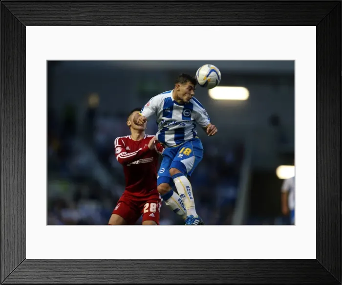 Framed Print : Brighton & Hove Albion vs. Nottingham Forest (2013-14 Home Game) Framed Print : Brighton & Hove Albion vs. Nottingham Forest (2013-14 Home Game)