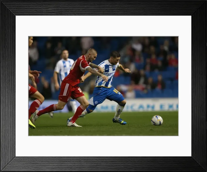 Framed Print : Brighton & Hove Albion vs. Nottingham Forest (2013-14 Home Game) Framed Print : Brighton & Hove Albion vs. Nottingham Forest (2013-14 Home Game)