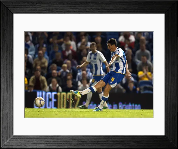 Framed Print : Brighton & Hove Albion vs. Nottingham Forest: 5-10-2013 - A 5-Goal Home Victory Framed Print : Brighton & Hove Albion vs. Nottingham Forest: 5-10-2013 - A 5-Goal Home Victory
